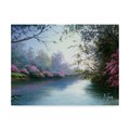 Trademark Fine Art Anthony Casay 'Garden Scene 11' Canvas Art, 24x32 ALI20239-C2432GG